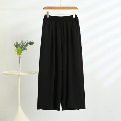 High Waisted Linen Pants