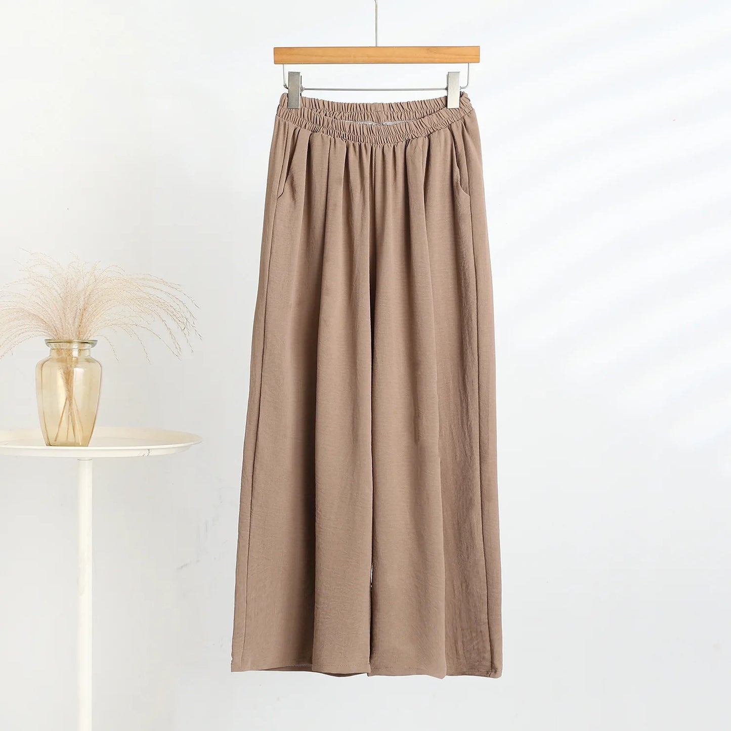 High Waisted Linen Pants