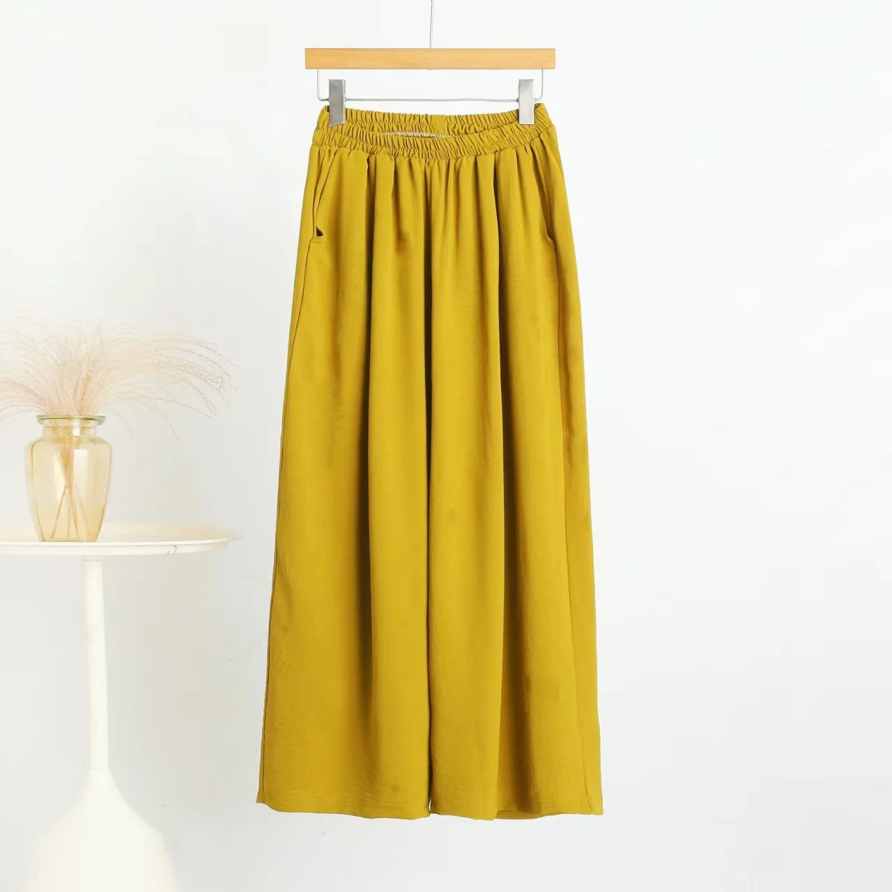 High Waisted Linen Pants