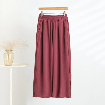 High Waisted Linen Pants
